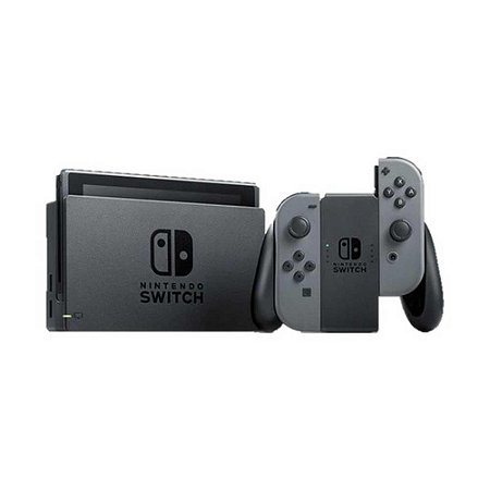 Console Nintendo Switch com Joy-Con 2 em 1 - Preto/Cinza
