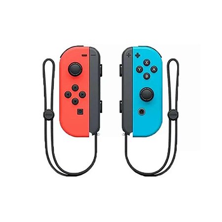 Joy-Con Nintendo Switch (L)/(R) Vermelho Neon / Azul Neon
