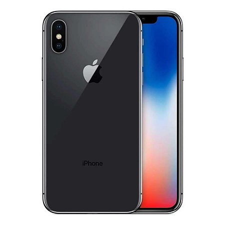 SEMINOVO Apple iPhone X 256GB Cinza - EXCELENTE