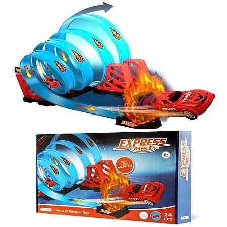 Pista Extreme Action Express Wheels Multikids - BR1019