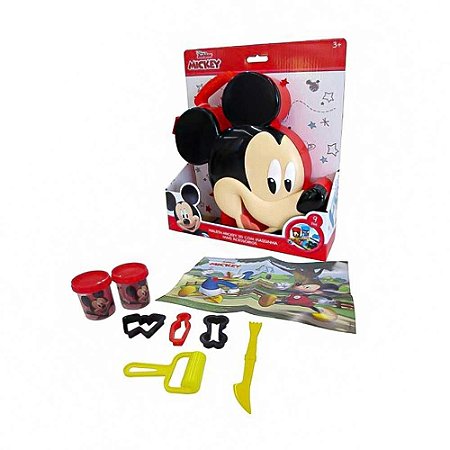 Brinquedo Maleta Mickey 3D Com Massinha Multikids BR1281