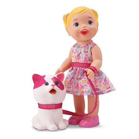 Boneca My Little Collection My Pet Divertoys Ref.8152