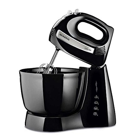 Batedeira Mondial Cake Premium 500W B-50-B 4L Preto - 220V