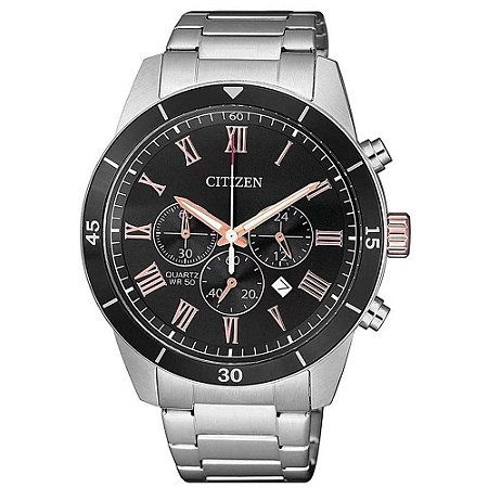 Relógio Masculino Citizen Cronógrafo TZ31507C - Prata