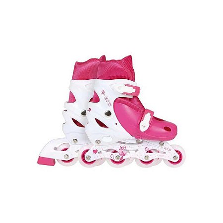 Patins Infantil Mor Kit Roller 30/33 Ajustável Ref.40600121