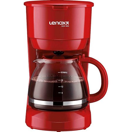 Cafeteira Elétrica Lenoxx Easy Red PCA019 - 127V