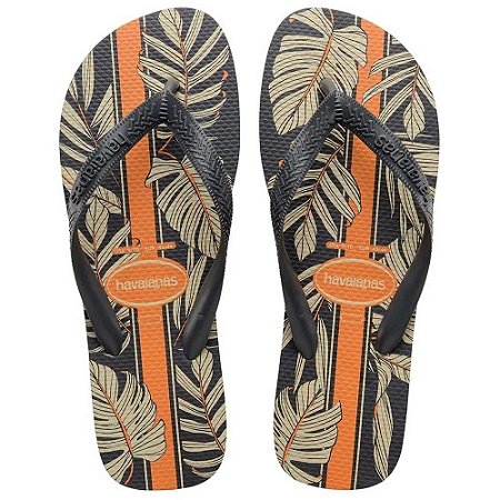Chinelo Havaianas Aloha Novo Grafite/Cinza - 37/38