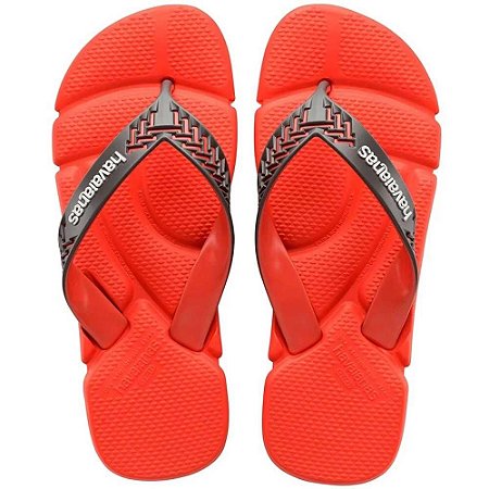 Chinelo Havaianas Power 2.0 Vermelho Crush - 37/38