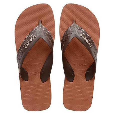 Chinelo Havaianas Hybrid BE Ferrugem - 43/44