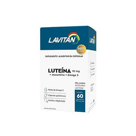 Suplemento Alimentar Lavitan Luteína - 60 Cápsulas