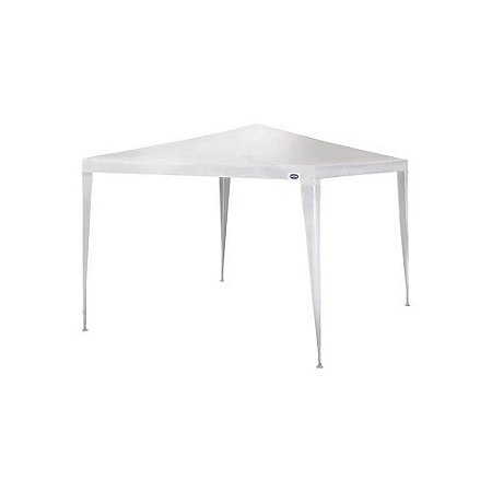 Gazebo Poliéster Mor 3x3m Silver Coating Branco Ref.3526