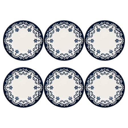 Conjunto 6 Pratos Fundos Oxford 23cm Energy JM14-6796