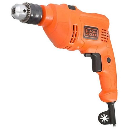 Furadeira de Impacto Black Decker C/ Maleta TM555K-BR 127V