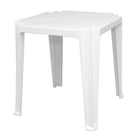 Mesa de Bar Tramontina Tambau Quadrada Ref.92314010 Branco