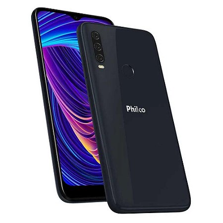 Smartphone Philco Hit P10 128Gb 4Gb RAM - Azul Escuro