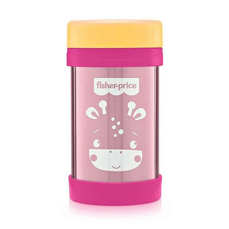 Pote Térmico Infantil Fisher Price 450ml BB1091 - Rosa