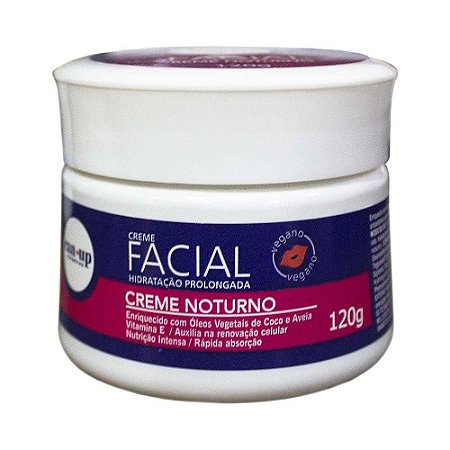Creme Facial Noturno Can-Up Hidratação Prolongada 120g