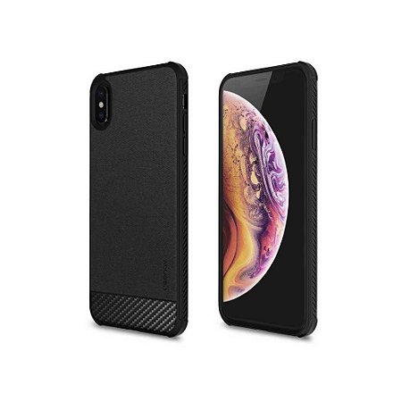 Capa Carbon X Slim Para Iphone X / XS Geonav IPSXB Preto