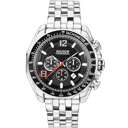 Relógio Masculino Magnum Cronógrafo MA32167W - Prata