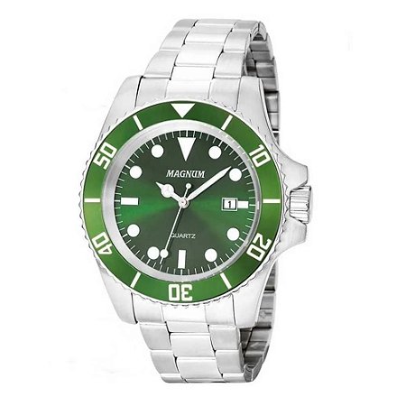 Relógio Masculino Magnum Analógico MA33068G - Prata