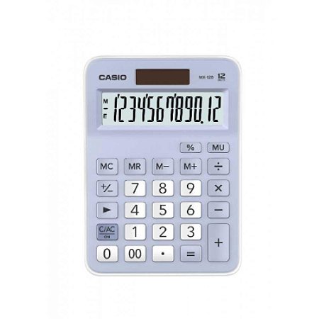 Calculadora Casio 12 Dígitos MX-12B-LB Azul