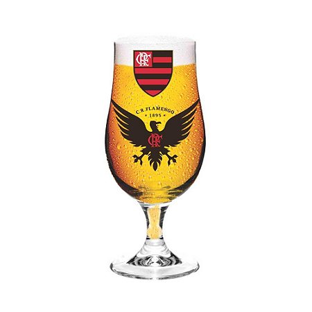 Taça P/ Cerveja Munique 380ml Globimport - Flamengo Urubu