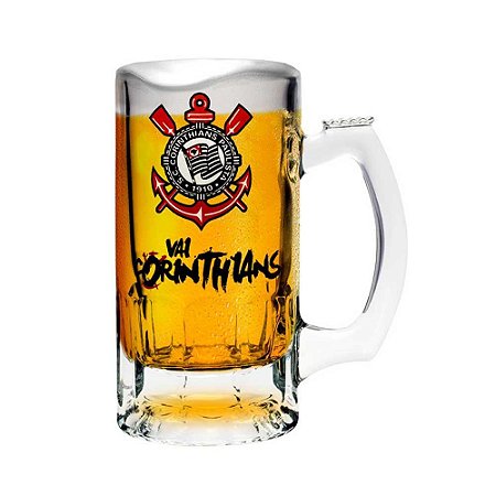 Caneca Trigger P/ Cerveja 375ml Globimport - Vai Corinthians