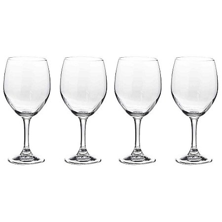 Jogo de 4 Taças P/ Vinho/Água Roma 420ml Libbey