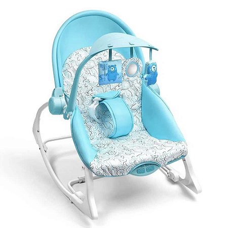 Cadeira de Descanso e Balanço Multikids Seasons Azul - BB215