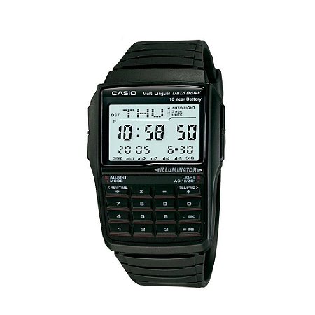 Relógio Unissex Casio Digital DBC-32-1ADF Preto