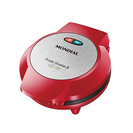 Omeleteira Mondial Pratic Omelet 2 800W OM-04-RI Red - 127v