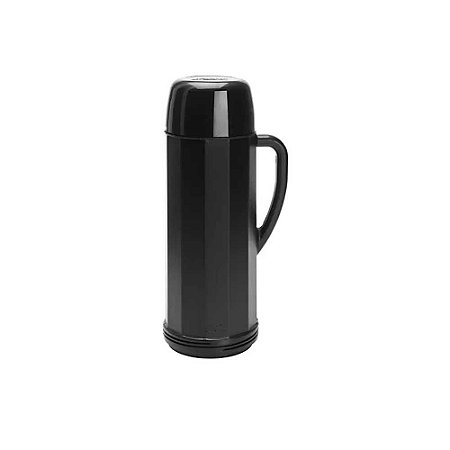 Garrafa Térmica Invicta 1L Eureka - Preto