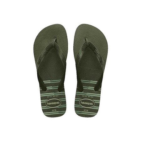 Chinelo Havaianas Top Basic Verde Musgo - 43/44
