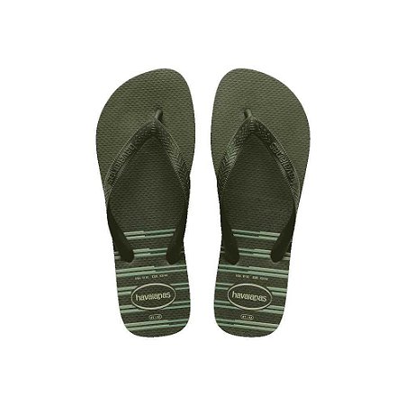 Chinelo Havaianas Top Basic Verde Musgo - 45/46