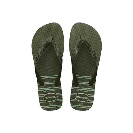 Chinelo Havaianas Top Basic Verde Musgo - 45/46