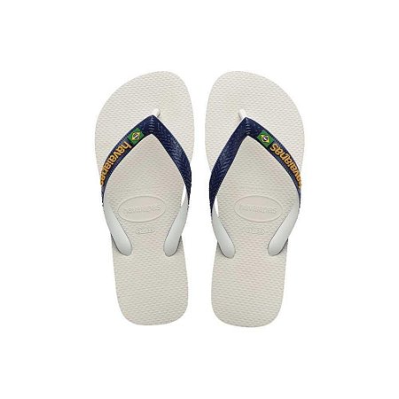 Chinelo Havaianas Top Mix BR Branco - 37/38