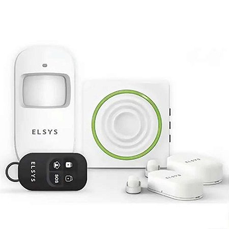 Kit de Alarme Wi-fi C/ Sensores Sem Fio Elsys - ESA-KW1080