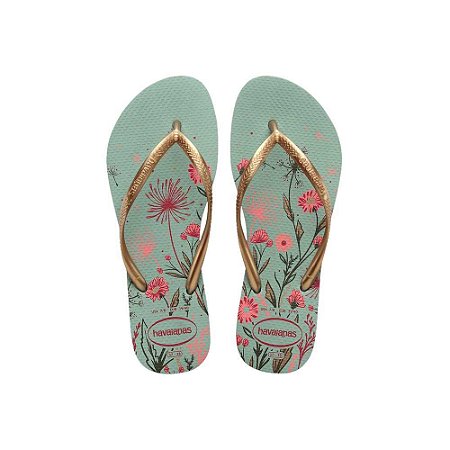 Chinelo Havaianas Slim Organic Argila - 39/40