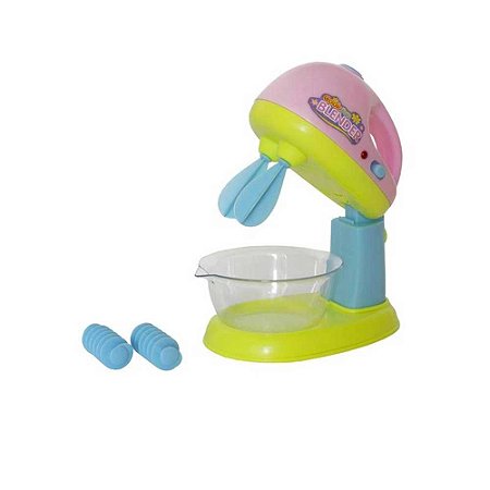 Batedeira Kit Chef C/ Luz/Movimento Etitoys BQ-027 Rosa