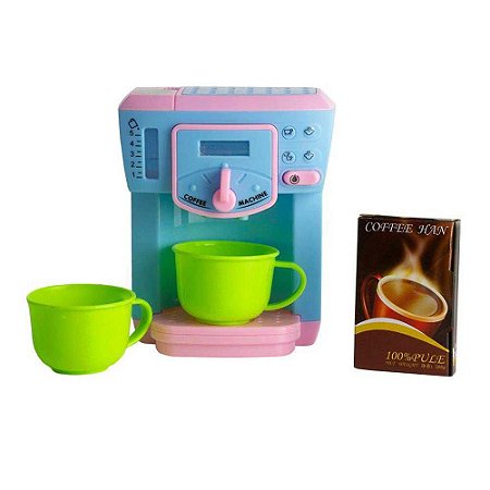 Brinquedo Cafeteira Kit Chef C/ Luz e Som Etitoys BQ-025