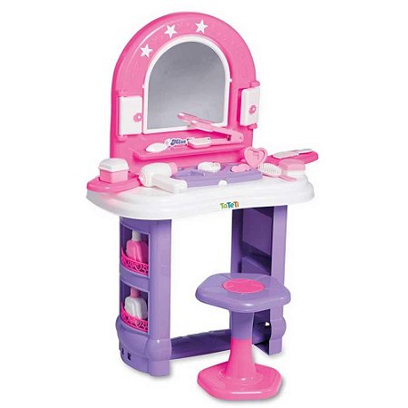 Brinquedo Penteadeira Miss Glamour Tateti Calesita Ref.320