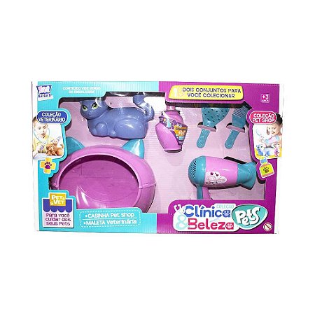 Brinquedo Clínica e Beleza Pets Zuca Toys Ref.7963 - Gato