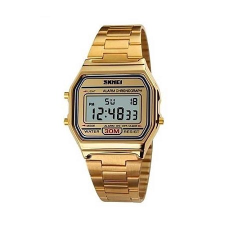 Relógio Unissex Skmei Digital 1123 10848 Dourado
