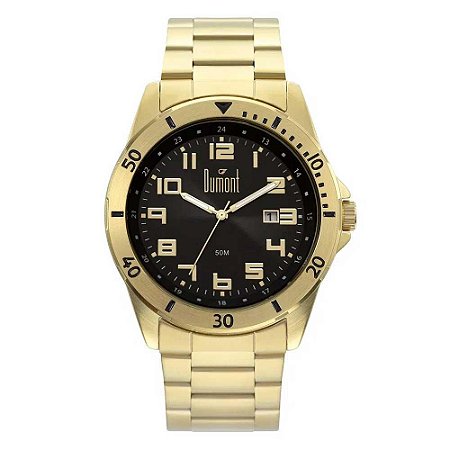 Relógio Masculino Dumont Analogico DU2115AAV/4P - Dourado