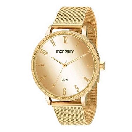 Relógio Feminino Mondaine Analogico 32283LPMVDE1 - Dourado