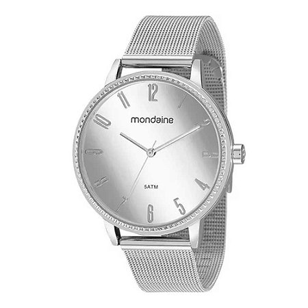 Relógio Feminino Mondaine Analogico 32283LOMVNE3 - Prata