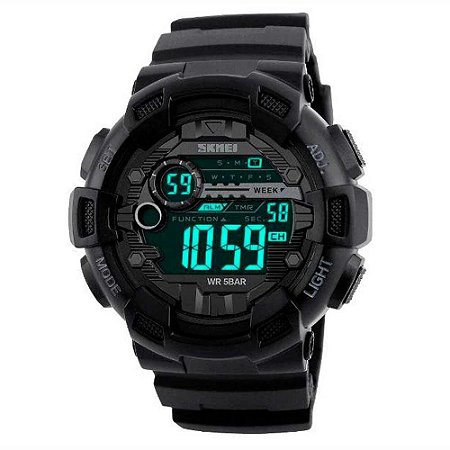 Relógio Masculino Skmei Digital 1243 SK40085 Preto