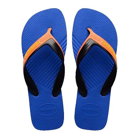 Chinelo Havaianas Dual Azul Estrela - 39/40