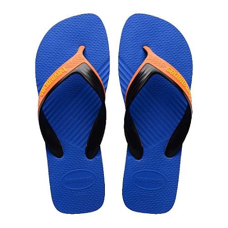 Chinelo Havaianas Dual Azul Estrela - 43/44
