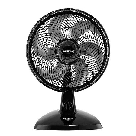 Ventilador de Mesa Britânia BVT47 Turbo 140W Preto 127V